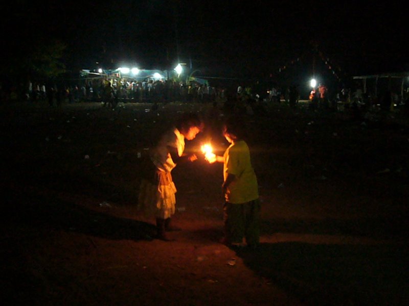 Kids blew up firecrackers ... and themselves.